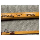 Custom split-cane bamboo fishing rod. A