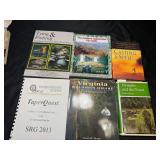Fly fishing reference materials.