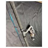 Rod and fishing reel