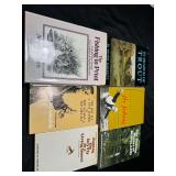 Fly fishing reference materials.