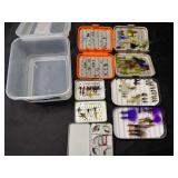Large Assortment of Hand-Tied Fly Fishing Flies