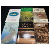 Fly fishing reference materials.