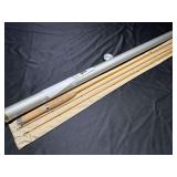 Custom split-cane bamboo fishing rod. A