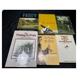 Fly fishing reference materials.