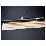 Custom split-cane bamboo fishing rod. A