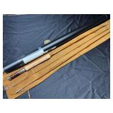 Custom split-cane bamboo fishing rod. A