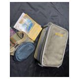 Bottle holder by fishpond with real case made by Allen