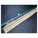 Custom split-cane bamboo fishing rod. A