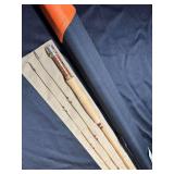 Custom split-cane bamboo fishing rod. A