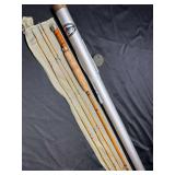 Custom split-cane bamboo fishing rod. A