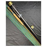 Custom split-cane bamboo fishing rod. A