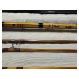 Custom split-cane bamboo fishing rod. A