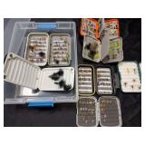 Large Assortment of Hand-Tied Fly Fishing Flies