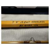 Custom split-cane bamboo fishing rod. A