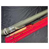 Custom split-cane bamboo fishing rod. A