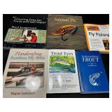 Fly fishing reference materials.