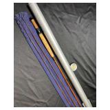 Custom split-cane bamboo fishing rod. A