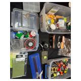 Fishing tackle with reels