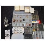 Fishing reel and fly lures