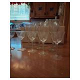 Wine, Champagne and Sherry Glasses
