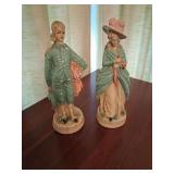 Pair of 11" Statues