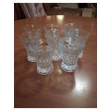 8 Vintage Cubic Glasses