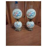 Pair of Gone With The Wind Lamps