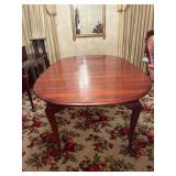 69”Wx44”Dx29”H Solid Cherry Queen Anne Style Dining Table