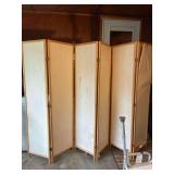 6 Panel Privacy Screen (wallpaper coming off in places)