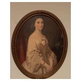 21”x18” Oval Framed Print