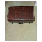 Vintage Leather Suitcase