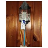 Wall Sconce with Handmade Candles