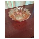 Vintage Indiana Glass Marigold Carnival Bowl