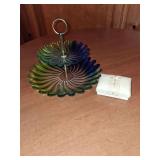 Multi Colored Tiered Dish and Box