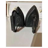 2 Cast Iron Sad Irons