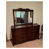 56”Wx18”Dx54”H Dresser with 6 Drawers