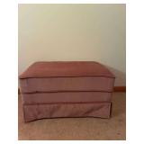 24”Wx16”Dx14”H Skirted Ottoman