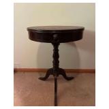 20” Round Side Table with Drawer
