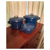 3 Piece Enamel Cookware