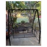 Classic Wrought Iron Swing Set
