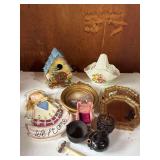 Tin Bird House, Mirrors, Home Decor