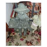 Statues on Bench