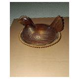 Vintage Hen on Nest