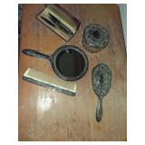 Vintage Dresser Set and Pencil Set