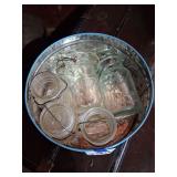 Vintage Jars with Lids