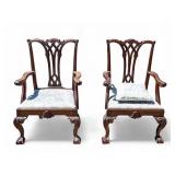 19th C. Chippendale Style Chair (Pair)