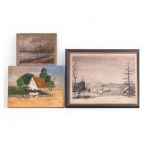 Canvas Paintings and Print - Landscapes