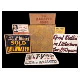 Vintage Signage + Northern York County Map Board