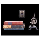 19th/20th C. Sewing Machine, Brownie Camera, Books
