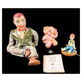 Vintage Ventriloquist Doll and Howdy Doody Lamp